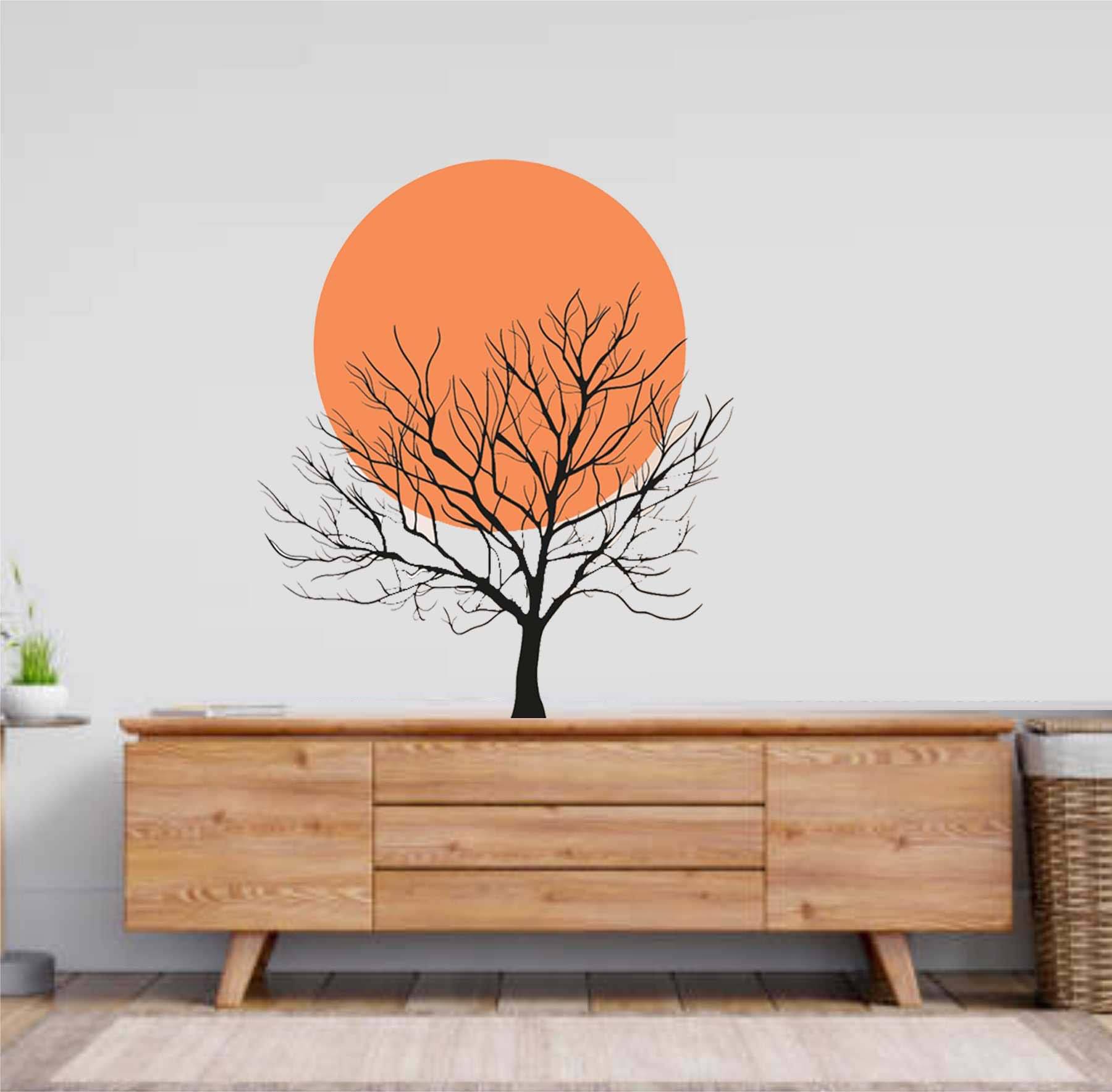     			Inkfence Wall Sticker Nature ( 100 x 60 cms )