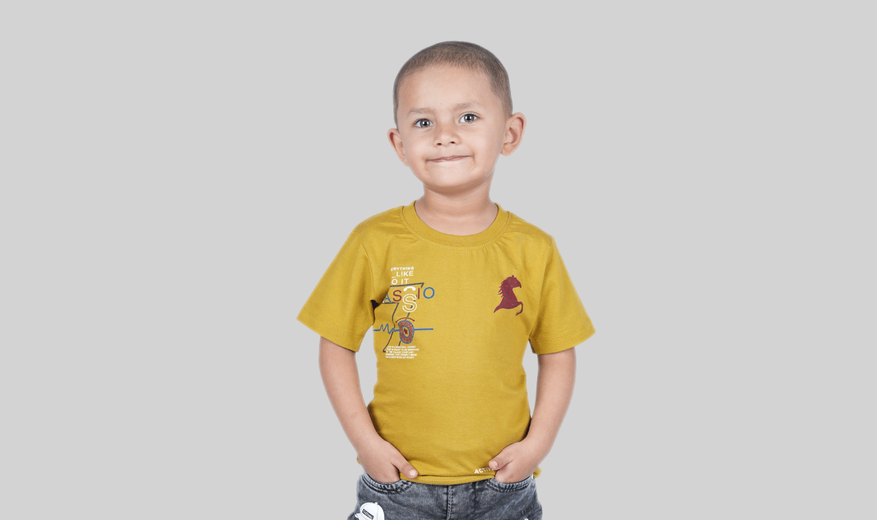     			Kidzee Kingdom Pack of 2 Boys Cotton T-Shirt ( Yellow )