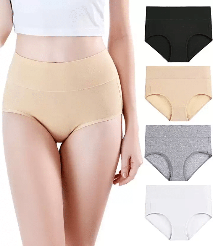     			Louis Craft Pack of 4 Cotton Lycra Period Panty For Women ( Multicolor3 )