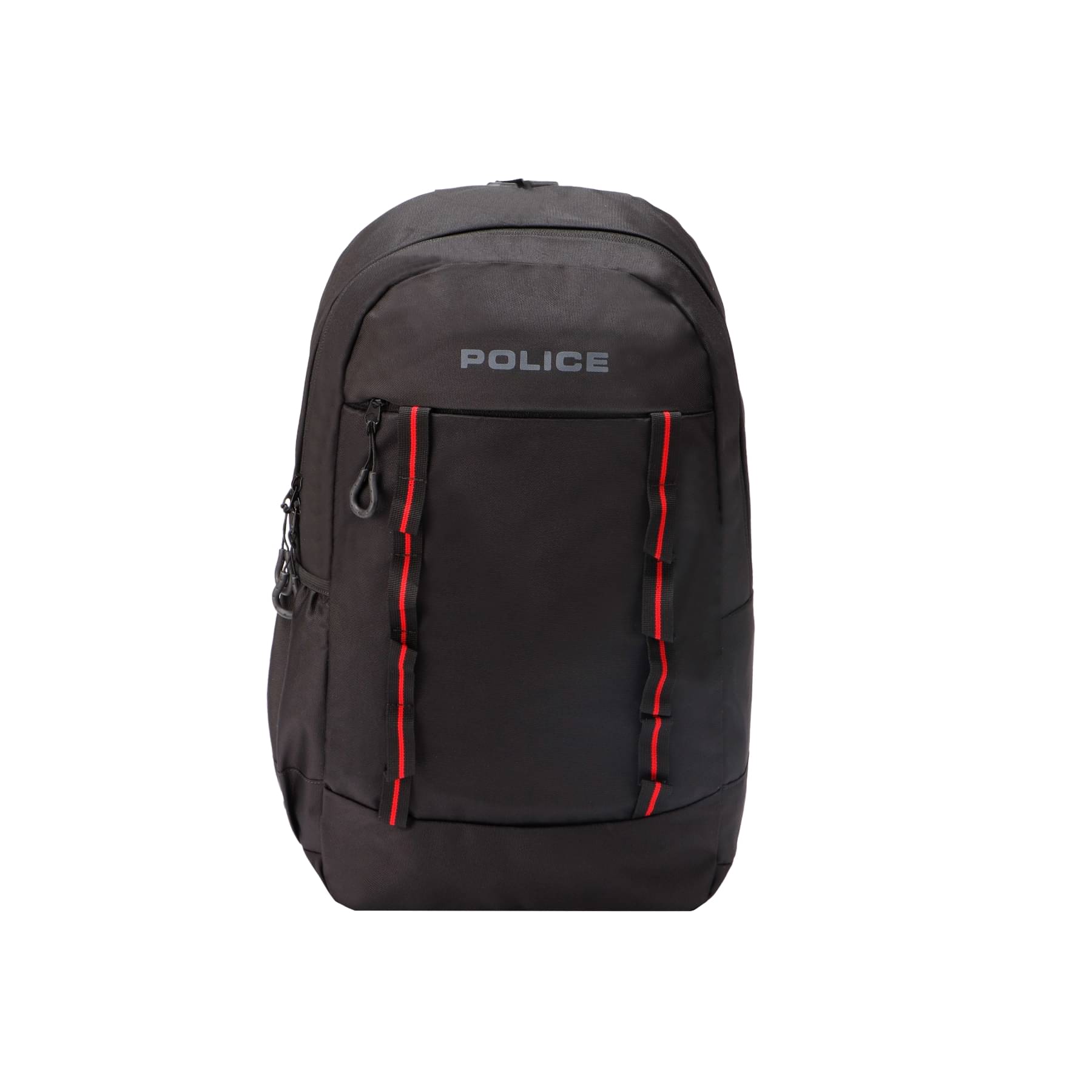     			POLICE. Black Nylon Backpack ( 16 Ltrs )