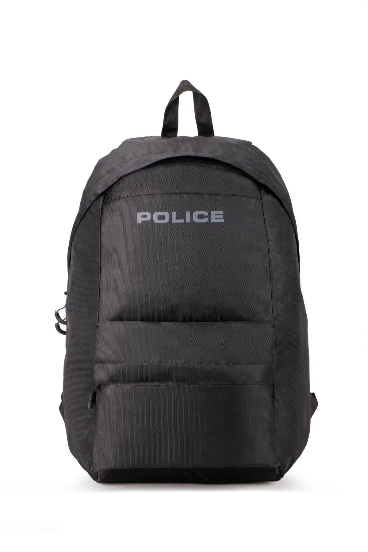     			POLICE. Black Nylon Backpack ( 28 Ltrs )