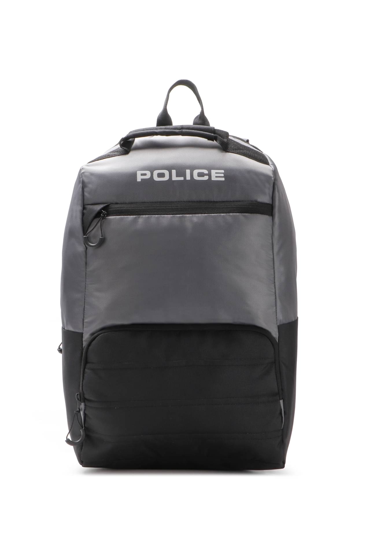     			POLICE. Grey Nylon Backpack ( 26 Ltrs )
