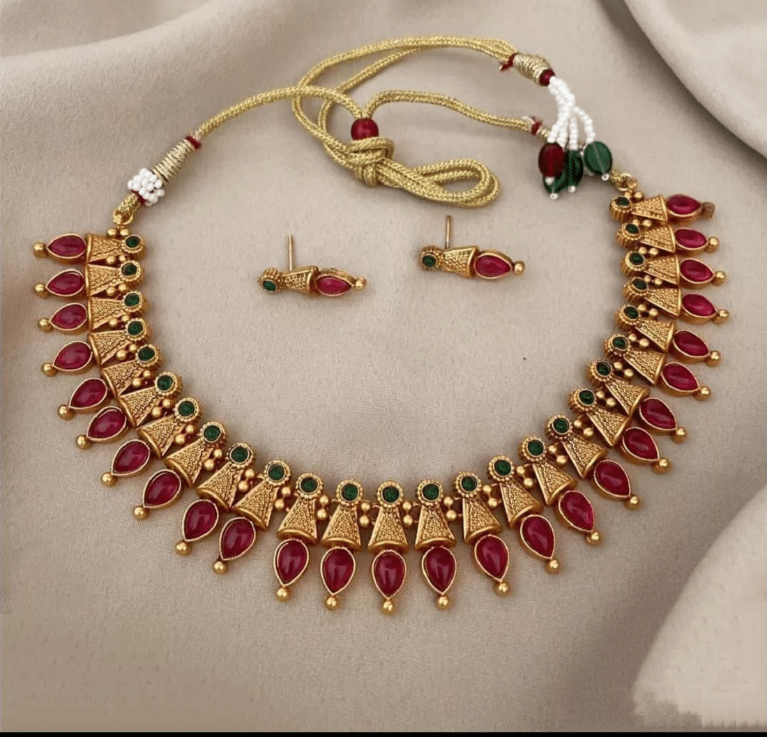     			RIENTA JWL Multi Color Alloy Necklace Set ( Pack of 1 )