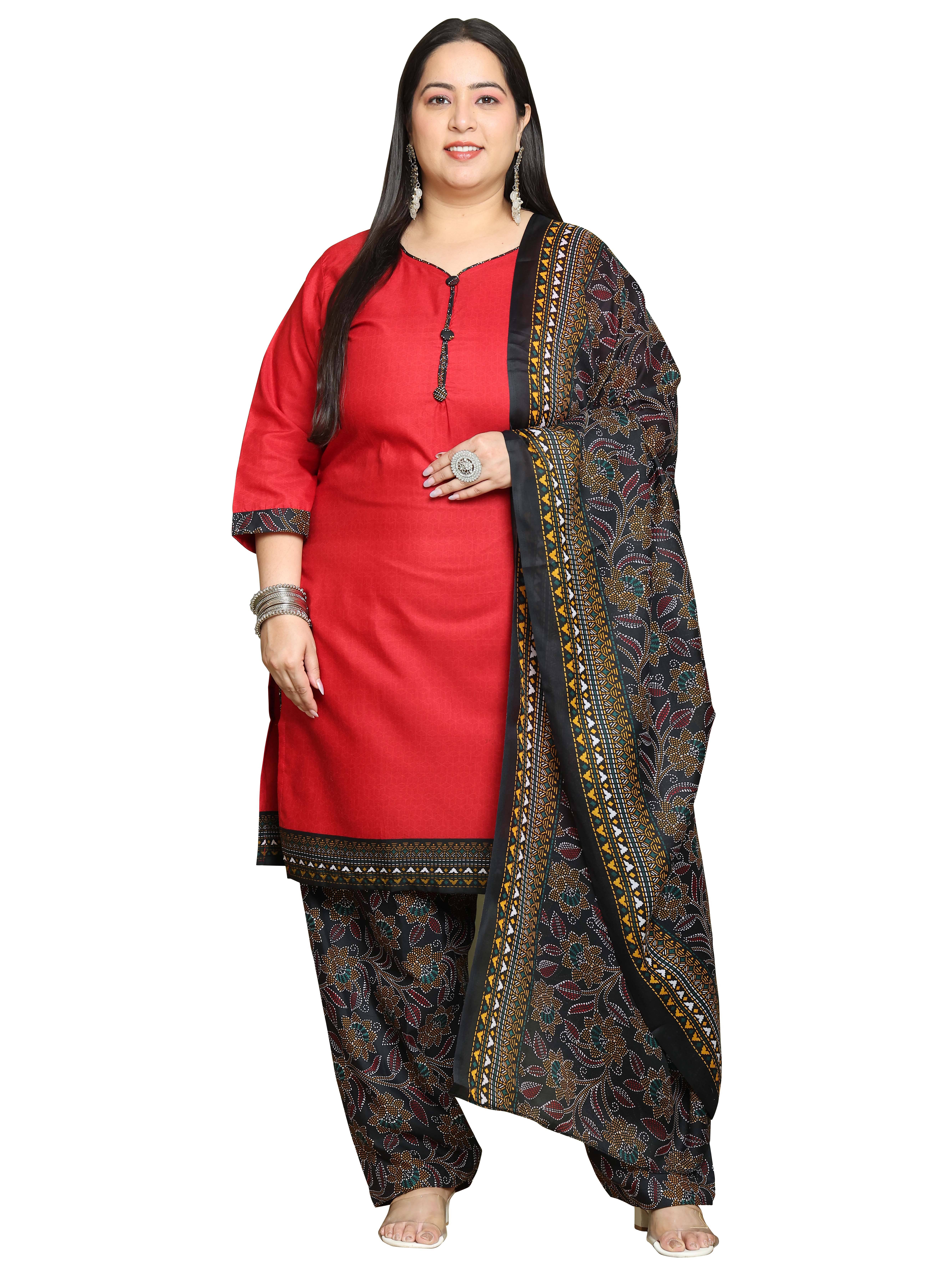 Rajnandini Women Cotton Blend Solid Straight Kurti With Patiala Salwar ( Maroon ) Rajnandini Women Cotton Blend Solid Straight Kurti With Patiala Salwar ( Maroon )