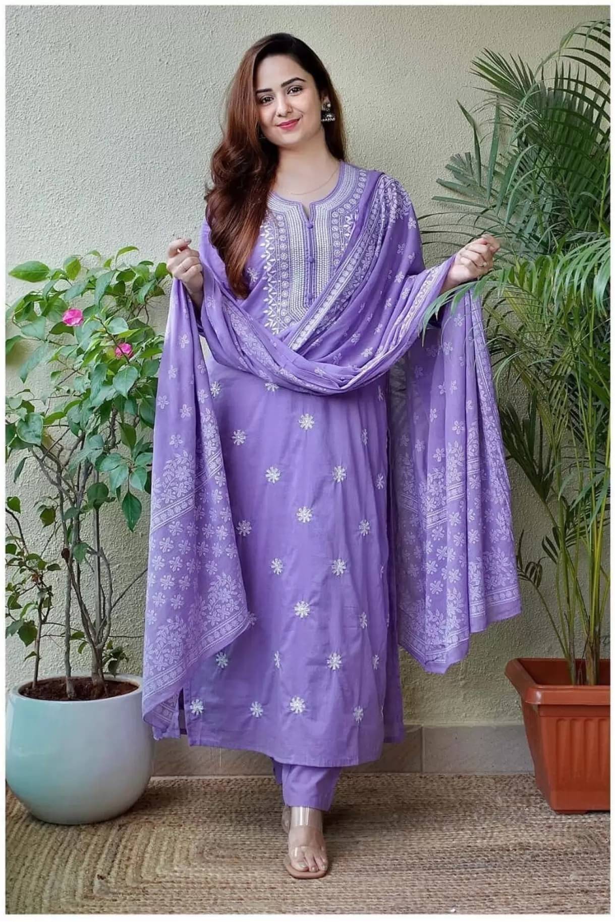     			Royal Export Viscose Embroidered Kurti With Pants Women's Stitched Salwar Suit - Blue ( Pack of 1 )