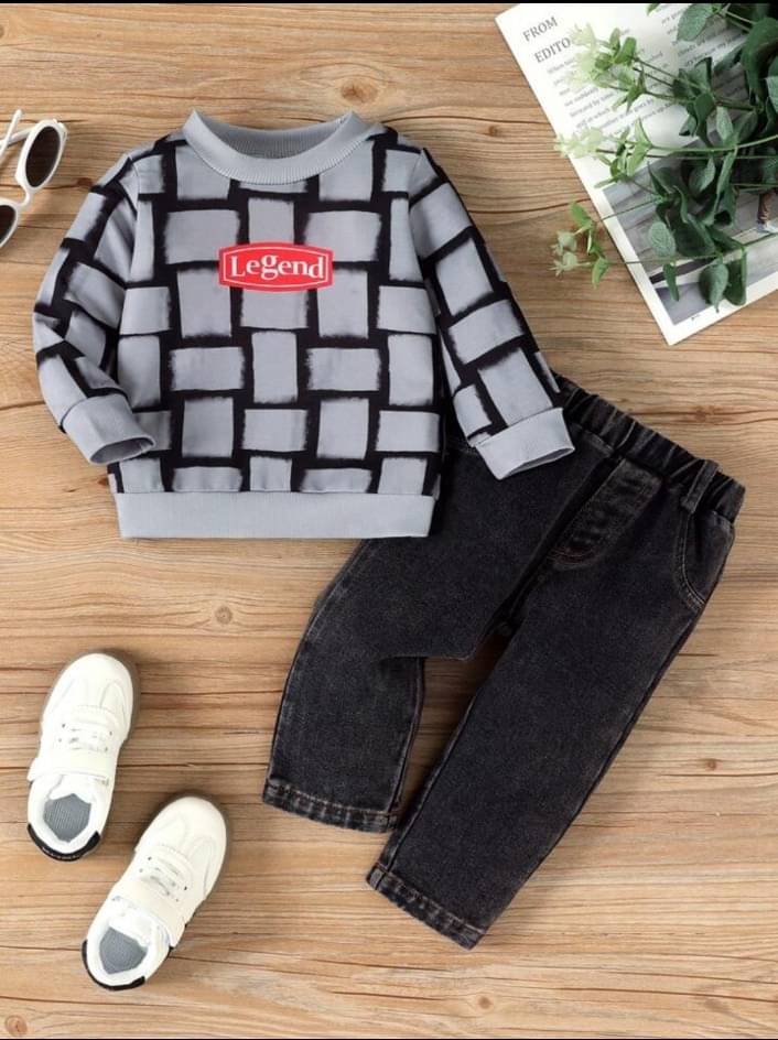 SRP Pack of 1 Boys Cotton T-Shirt & Pants Set ( Grey Melange ) SRP Pack of 1 Boys Cotton T-Shirt & Pants Set ( Grey Melange )