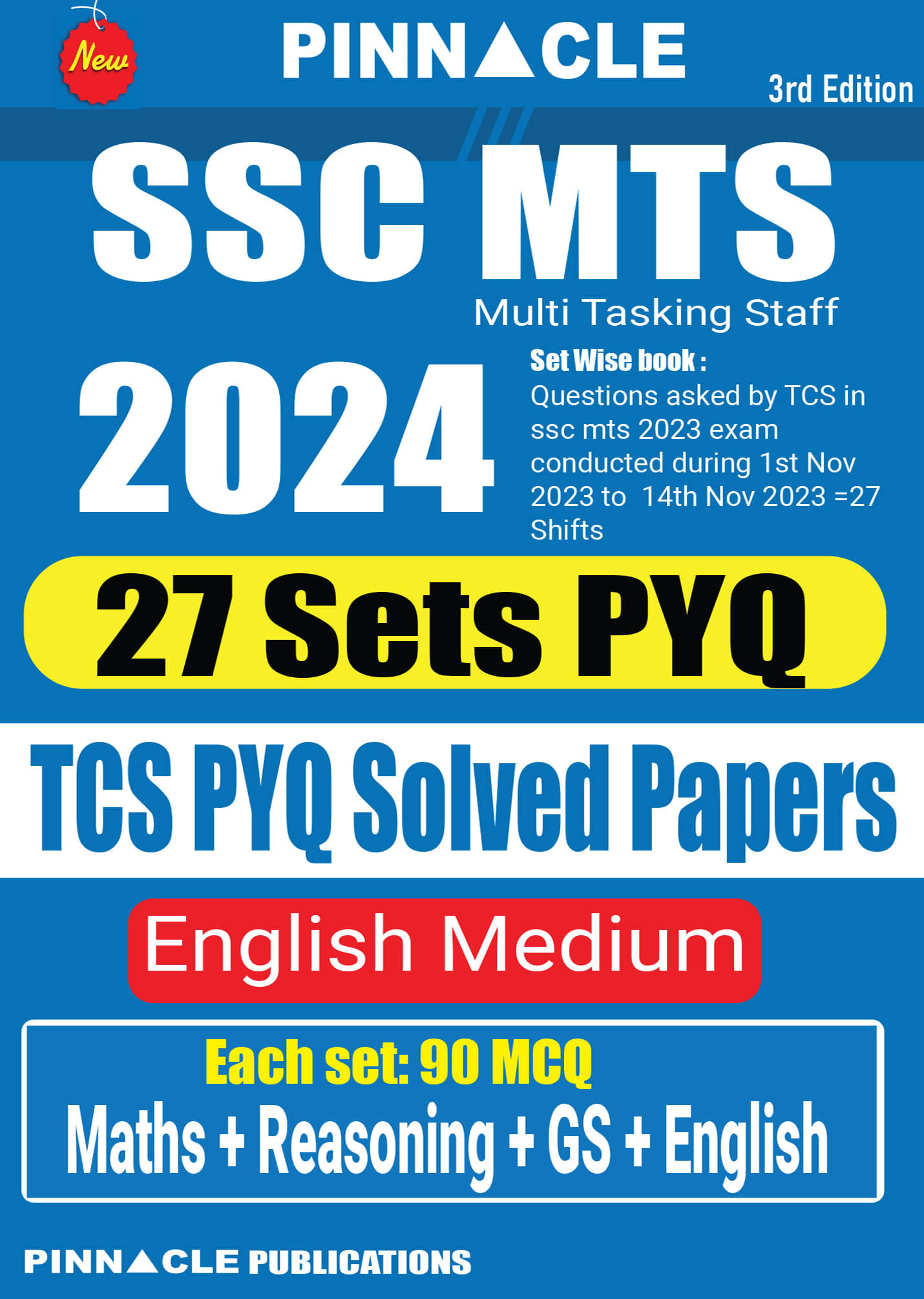 SSC MTS 2024 27 Sets PYQ: TCS PYQ Solved Papers English Medium SSC MTS 2024 27 Sets PYQ: TCS PYQ Solved Papers English Medium