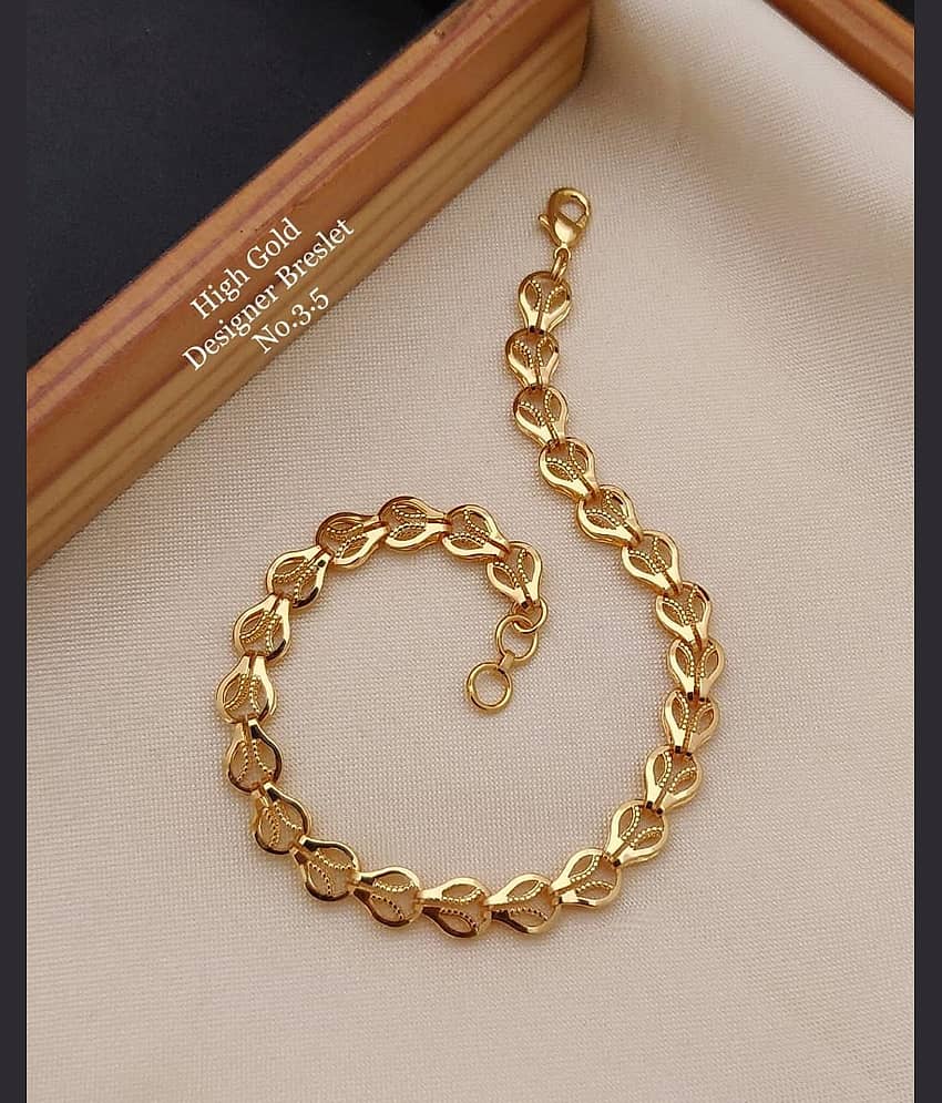 Shivay Fashion Gold Bracelet ( Pack of 1 ) - Bangles & Bracelets | Buy online on ZillyBuy