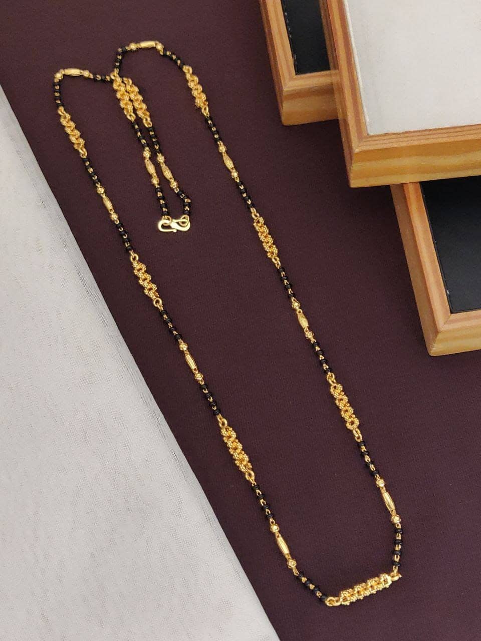 Shivay Fashion Golden Mangalsutra ( Pack of 1 )