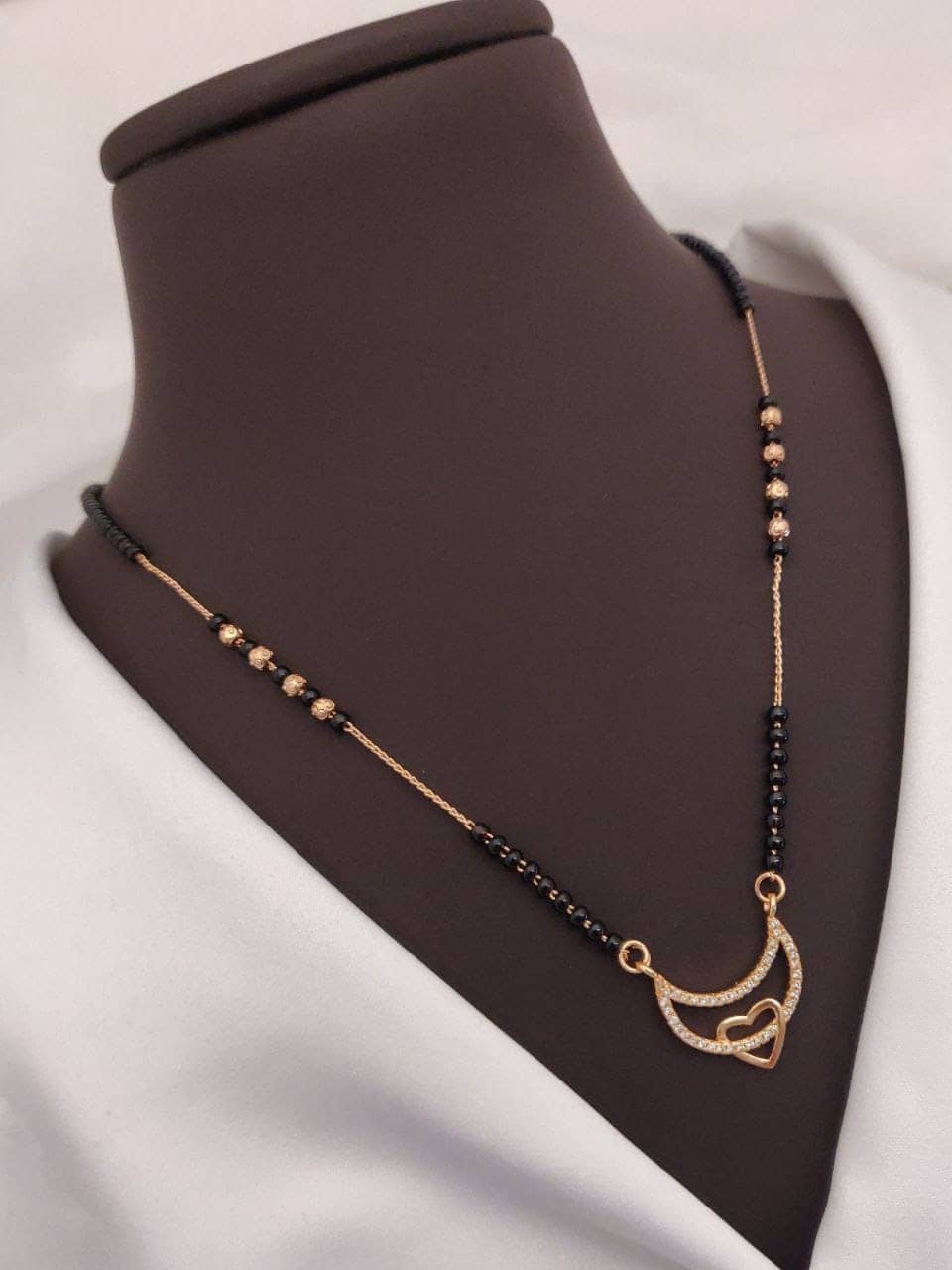 Shivay Fashion Rose Gold Mangalsutra ( Pack of 1 )