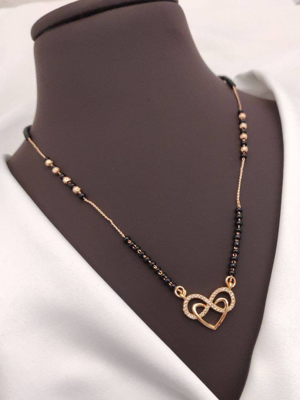 Shivay Fashion Rose Gold Mangalsutra ( Pack of 1 )