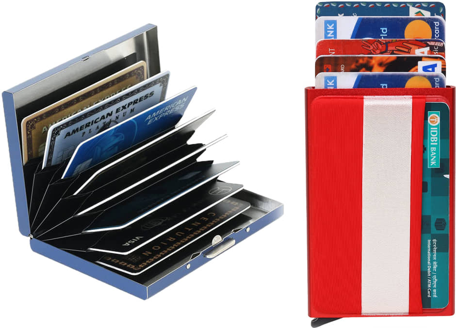 Stealodeal Steel Card Holder ( Pack 1 )