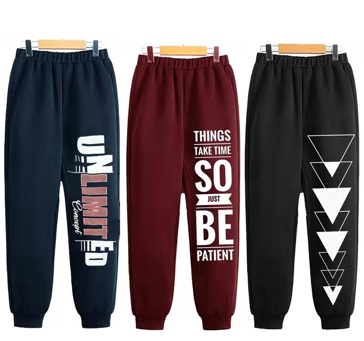 TitTom Pack of 3 Boys Cotton Trackpant ( Multicolor 1 ) - Track Pants | Buy online on ZillyBuy