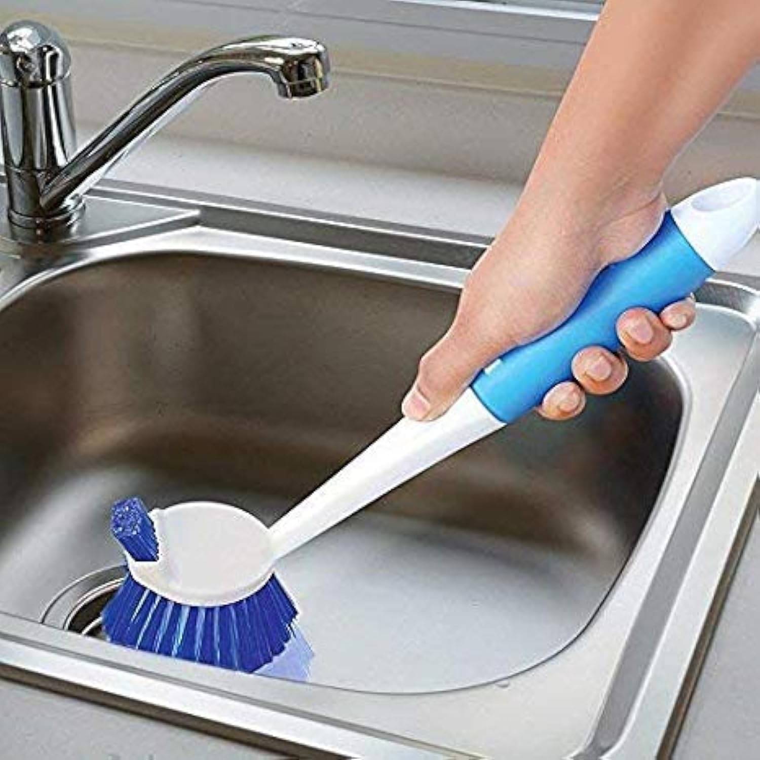     			WHITEIBIS Plastic Kitchen Brush ( 2 )
