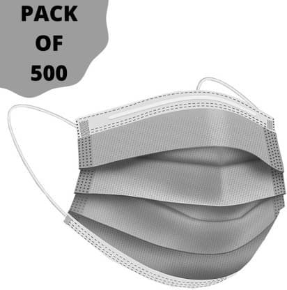Wellstar Grey 3 Ply Mask ( Pack of 500 ) Wellstar Grey 3 Ply Mask ( Pack of 500 )