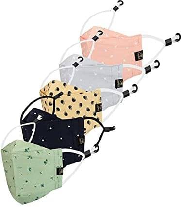 Wellstar Multicolor 3 Ply Mask ( Pack of 5 ) Wellstar Multicolor 3 Ply Mask ( Pack of 5 )