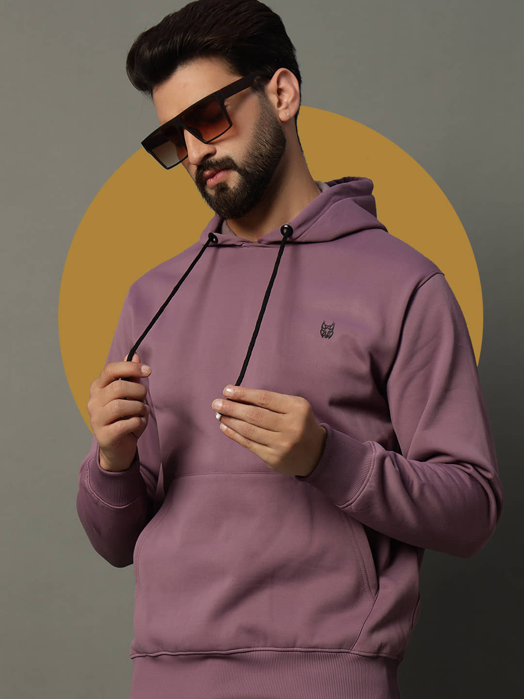 stelvin Cotton Blend Hooded Men's Sweatshirt - Maroon ( Pack of 1 )
