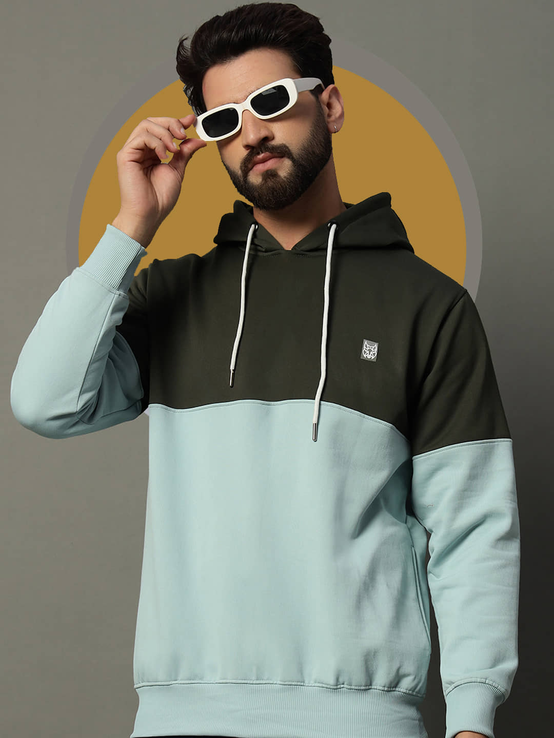 stelvin Cotton Blend Hooded Men's Sweatshirt - Multicolor ( Pack of 1 )