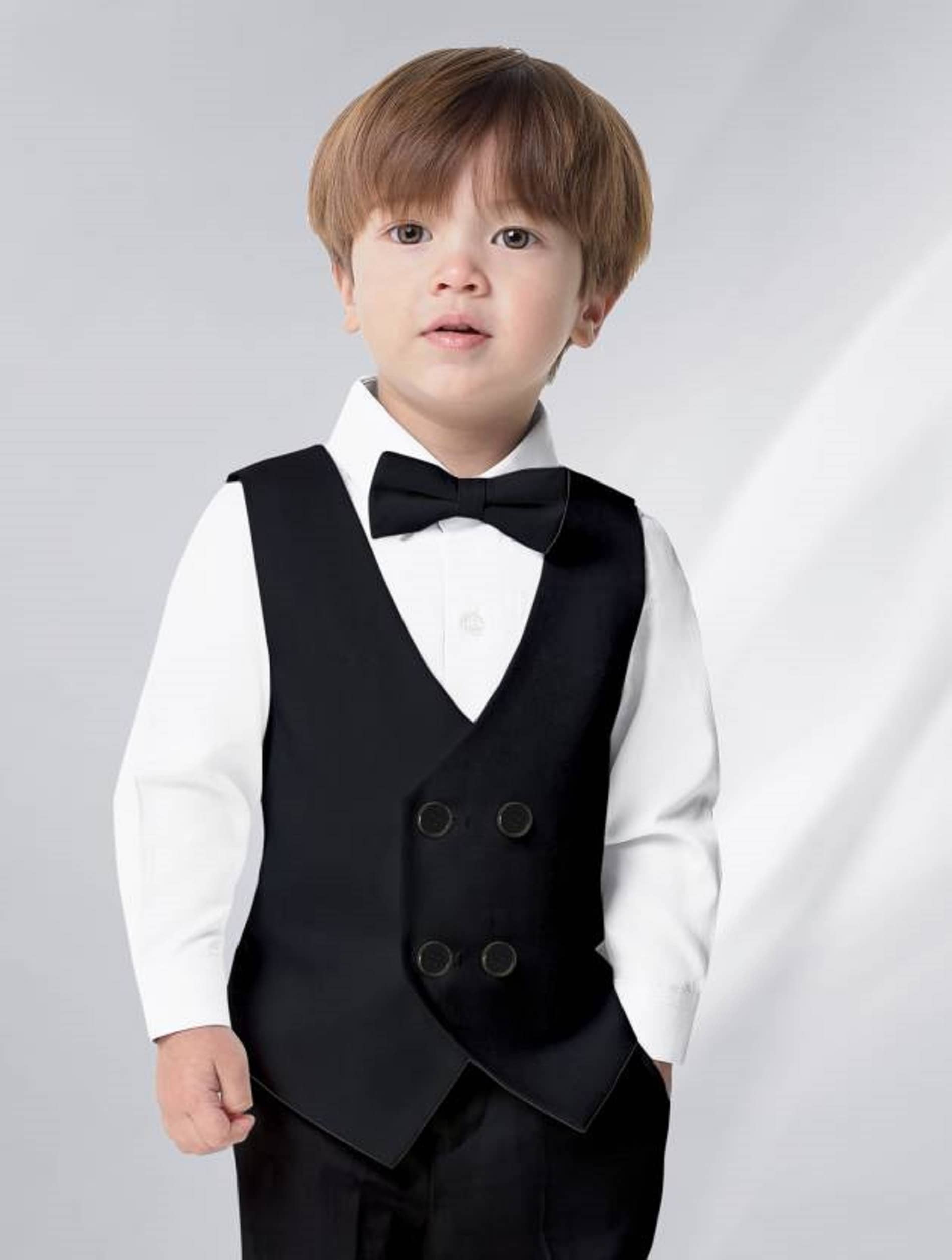 BELIEVED WORTH'S Pack of 1 Boys Lycra Shirt & Pants Set ( Black )
