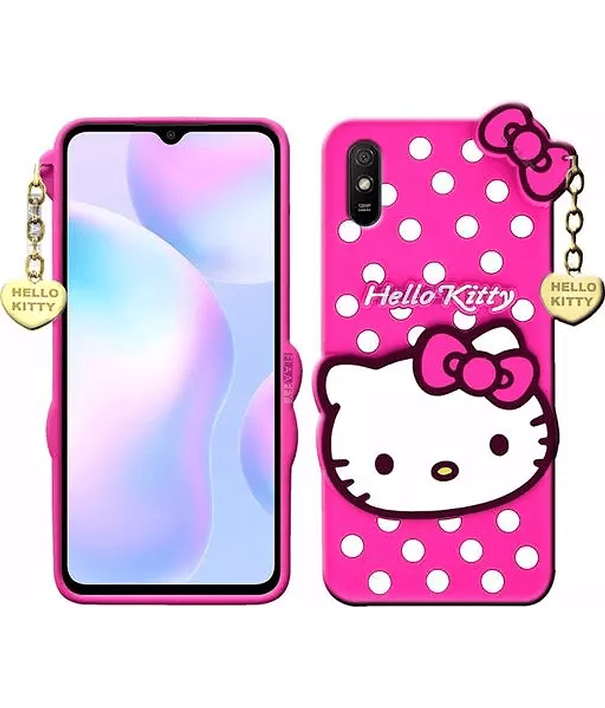 BKRT Plain Cases Compatible For Rubber Xiaomi Redmi 9A ( Pack of 1 )