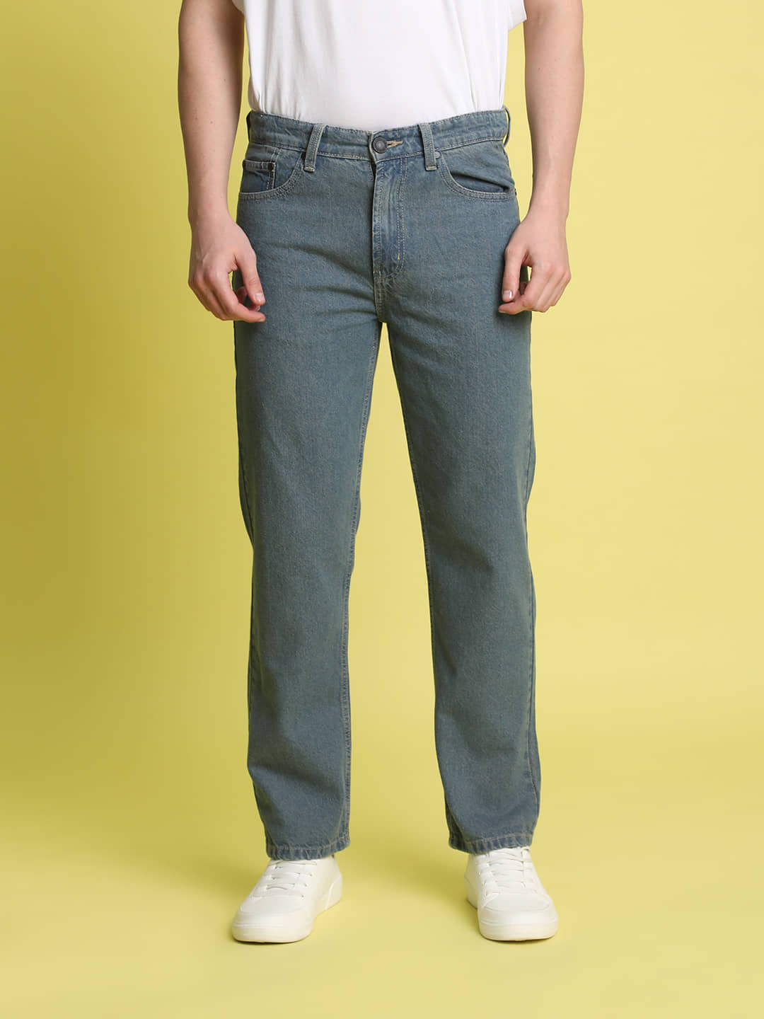 Bene Kleed Relaxed Basic Men's Jeans - Blue ( Pack of 1 ) - Jeans | Buy online on ZillyBuy