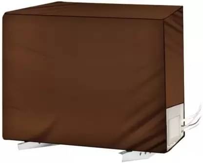 CASA FURNISHING Single Polyester Brown AC Cover for 1.5 Ton Window AC CASA FURNISHING Single Polyester Brown AC Cover for 1.5 Ton Window AC