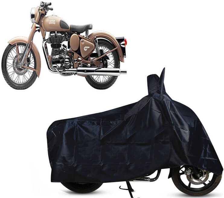 EGAL Bike Body Cover for Royal Enfield ( Pack of 1 ) , Black