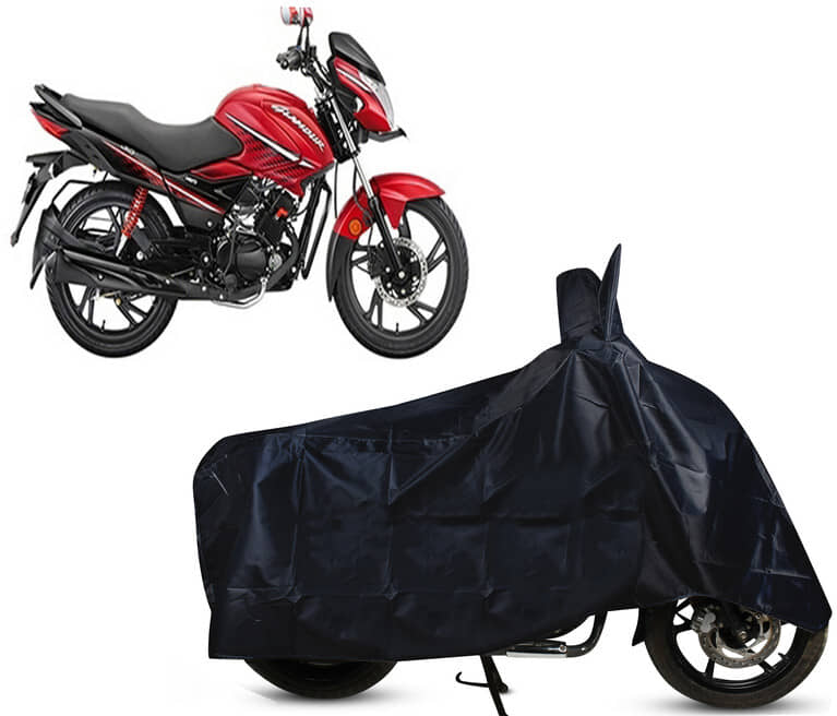 EGAL Bike Body Cover for Hero ( Pack of 1 ) , Black