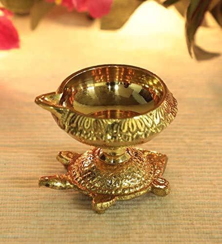 Fashion Bizz Pure Brass Diya - 5 cm, Pack of 1