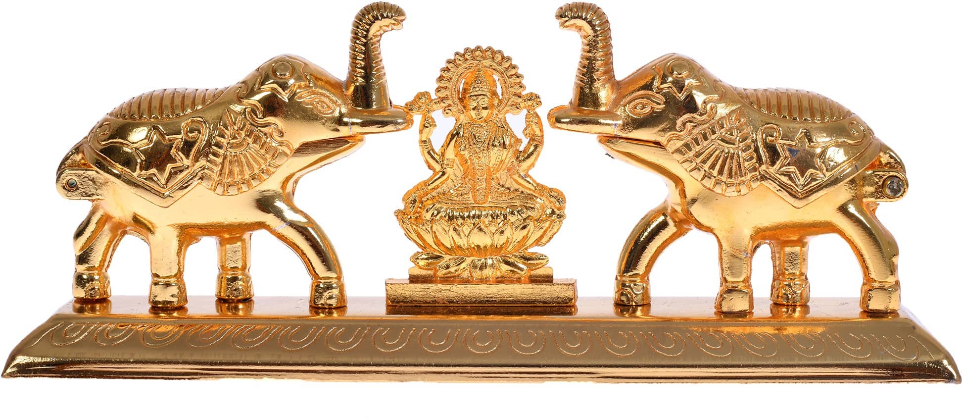 Fashion Bizz Handcrafted Goddess Lakshmi Roli Chawadecorative Showpiece - 7 cm