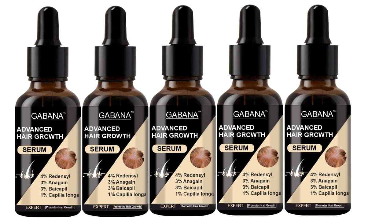     			GABANA Hair Serum Hair Serum 30 mL Pack of 5