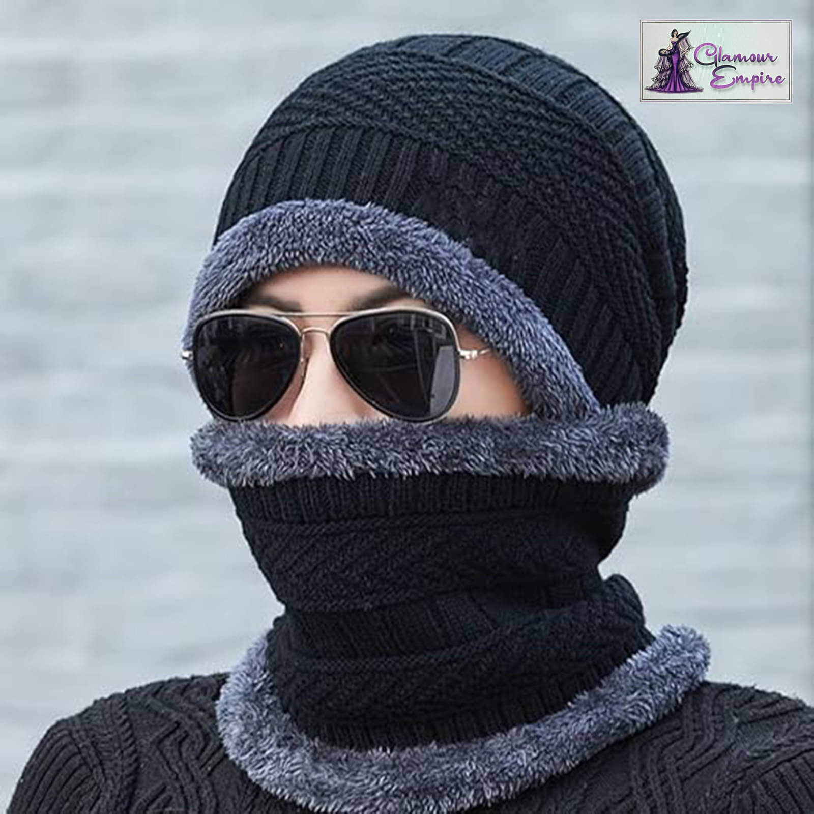 Glamour Empire II Beanie Cap & Muffler for Men & Women| Beanie Cap| Woolen Topaa Pack of 1 Woollen Men's Cap ( Black ) Glamour Empire II Beanie Cap & Muffler for Men & Women| Beanie Cap| Woolen Topaa Pack of 1 Woollen Men's Cap ( Black )