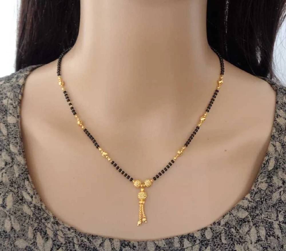 Harsha Creation Golden Mangalsutra ( Pack of 1 ) Harsha Creation Golden Mangalsutra ( Pack of 1 )