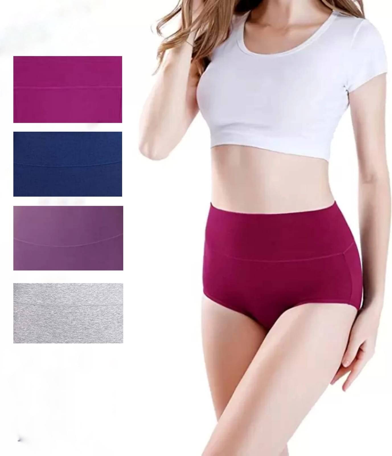 Louis Craft Pack of 4 Cotton Lycra Hipster For Women ( Multicolor4 ) Louis Craft Pack of 4 Cotton Lycra Hipster For Women ( Multicolor4 )