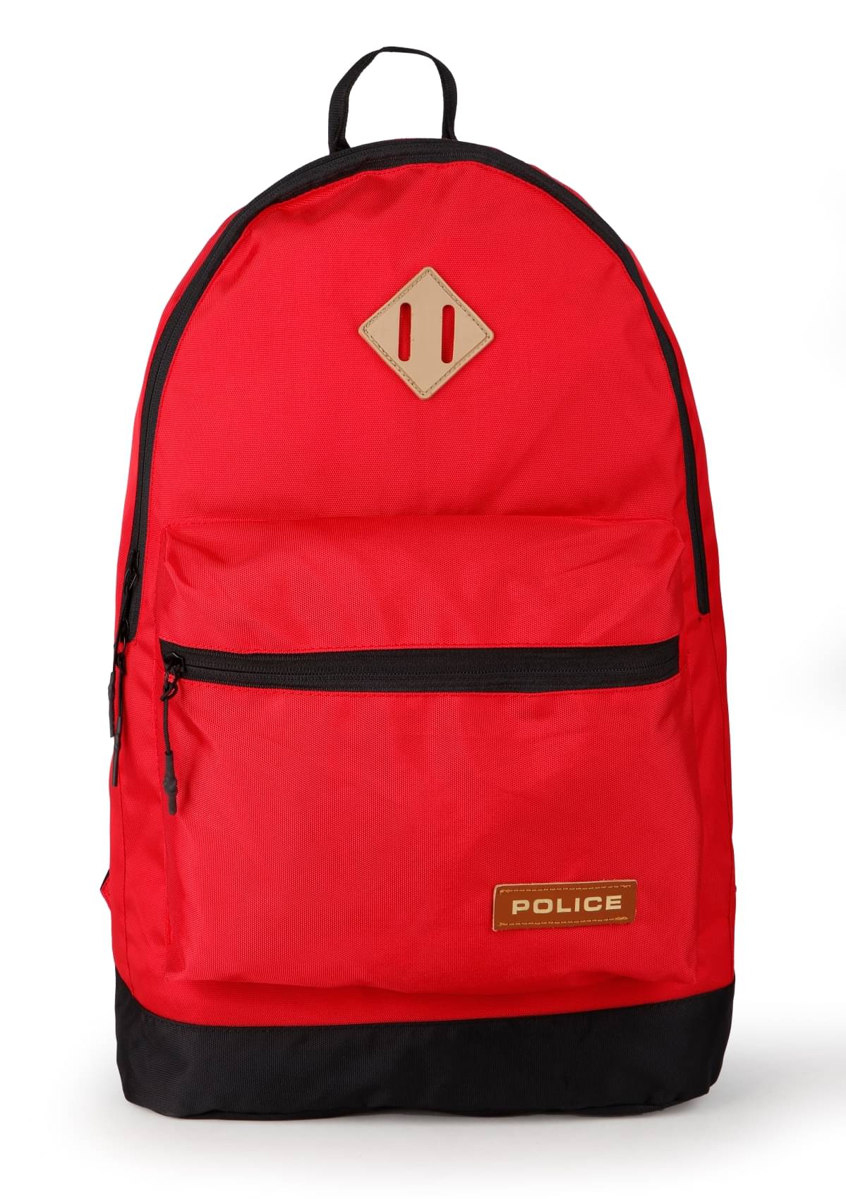     			POLICE. Red Nylon Backpack ( 19 Ltrs )