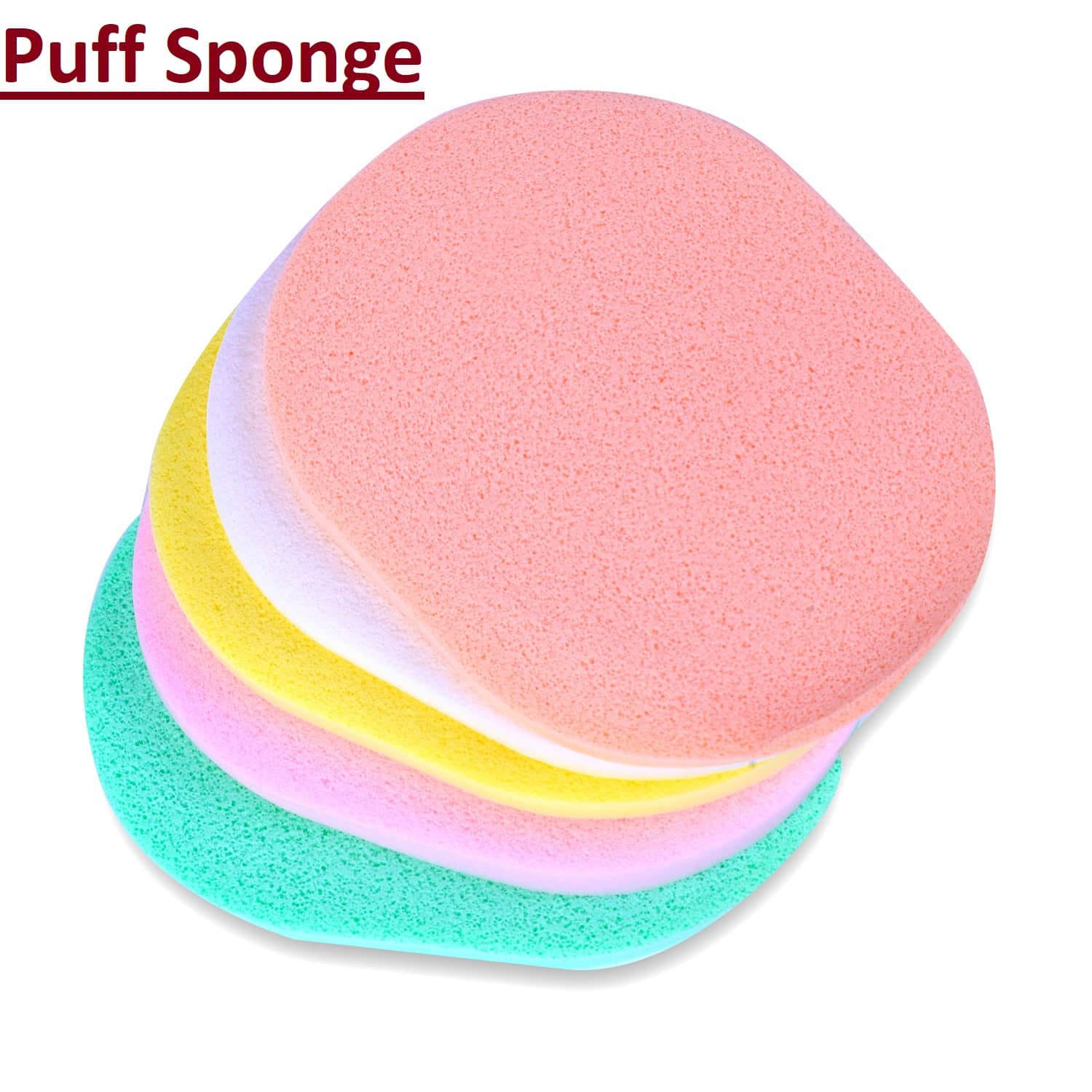 Pinner Multi color Makeup Sponge Set (Pack of 6)