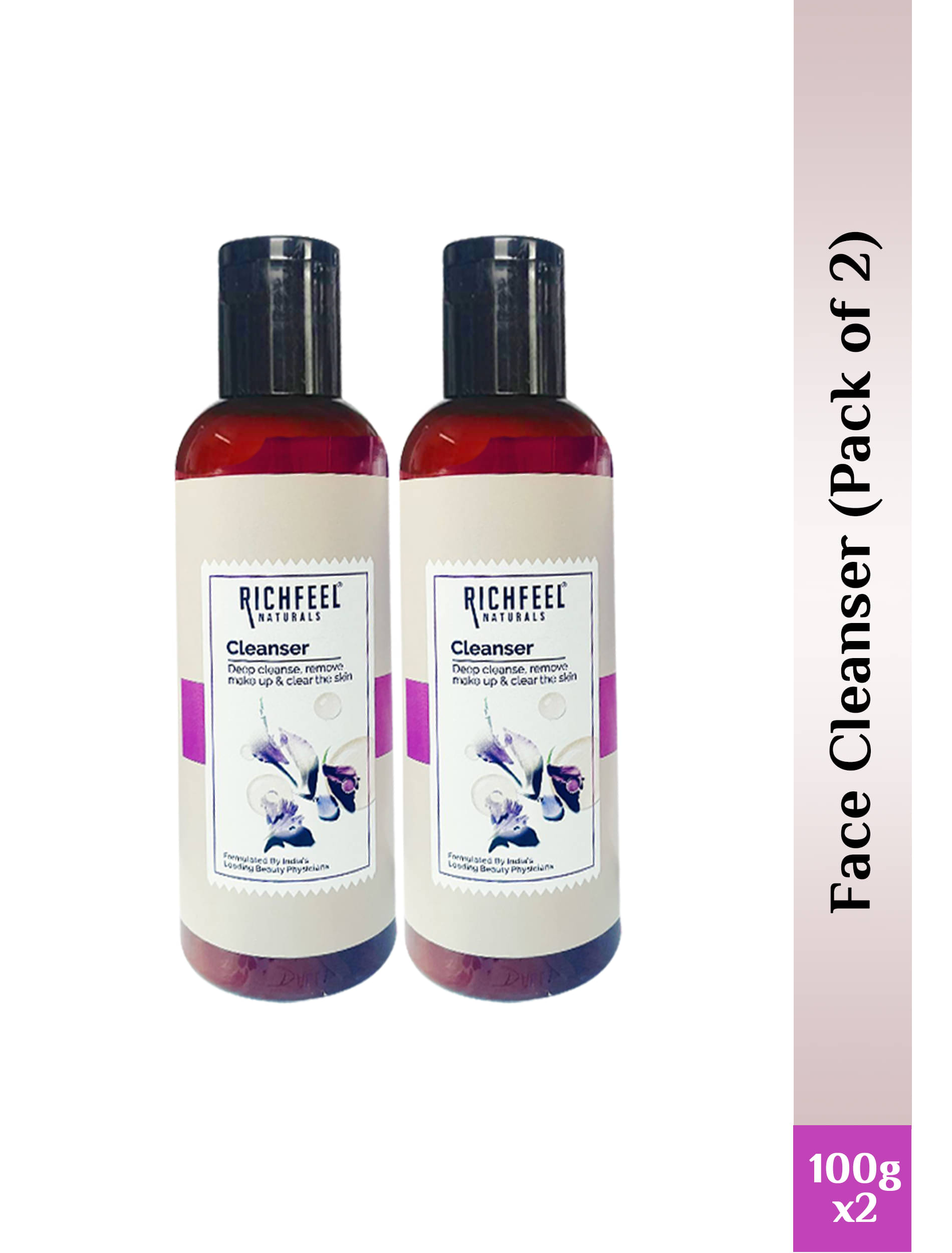     			Richfeel - Daily Use Face Cleanser For Normal Skin 200 g ( Pack of 2 )