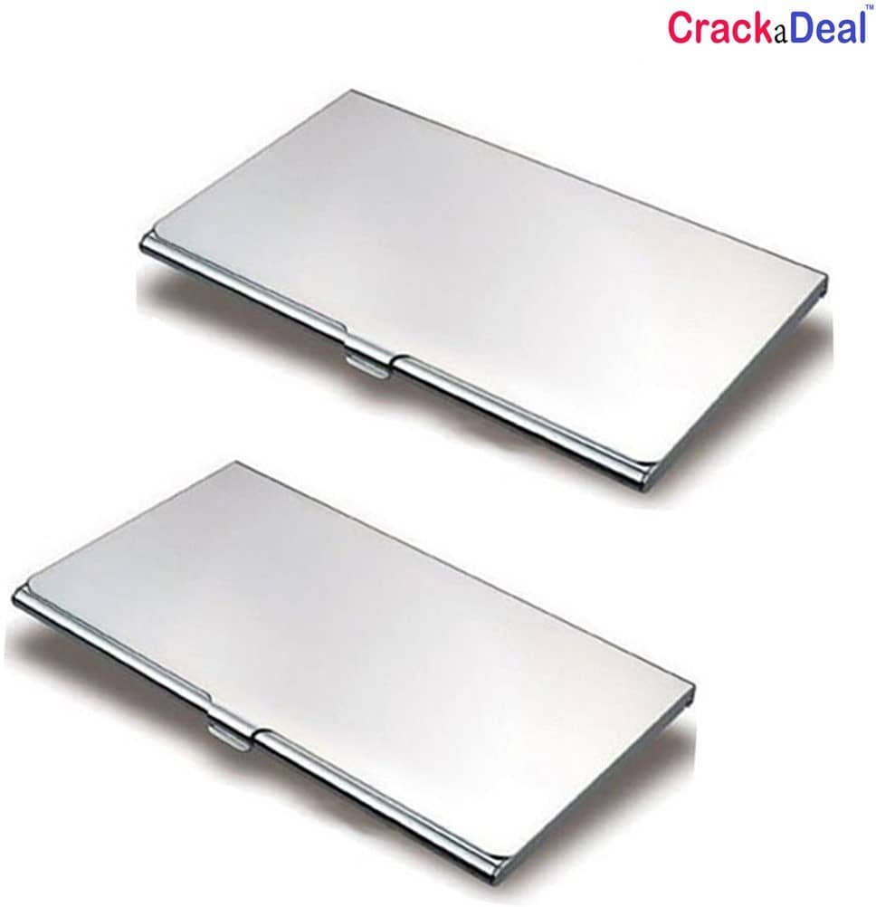 Stealodeal Steel Card Holder ( Pack 2 )