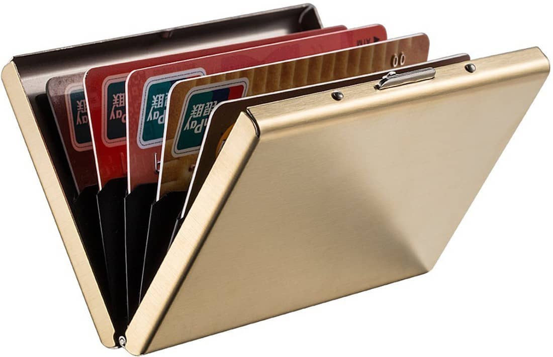 Stealodeal Steel Card Holder ( Pack 1 )