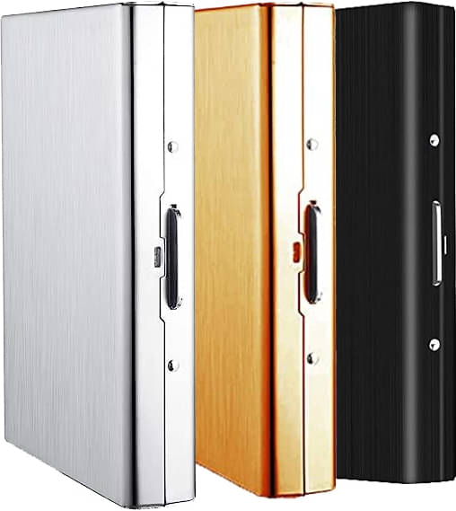     			Stealodeal Steel Card Holder ( Pack 3 )