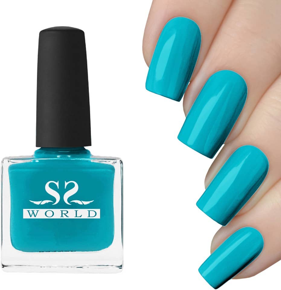 ssworld Bleu Allure Nail Polish 15 ( Pack of 2 )