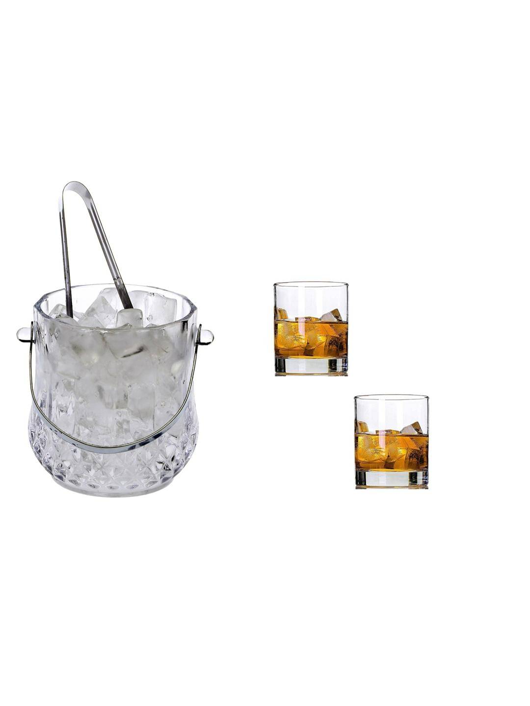     			AFAST Glass Single Walled Ice Bucket