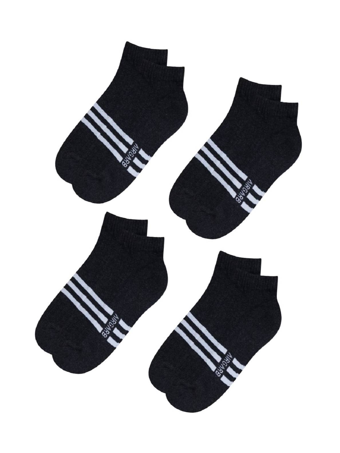 AIR GARB Pack of 4 Men's Cotton Low Ankle Socks ( Blue )     			AIR GARB Pack of 4 Men's Cotton Low Ankle Socks ( Blue )