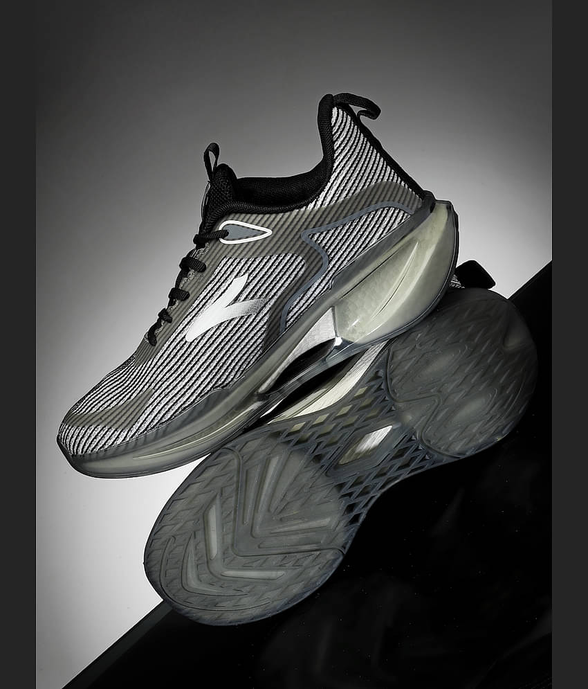 Action Black Men's Sports Running Shoes