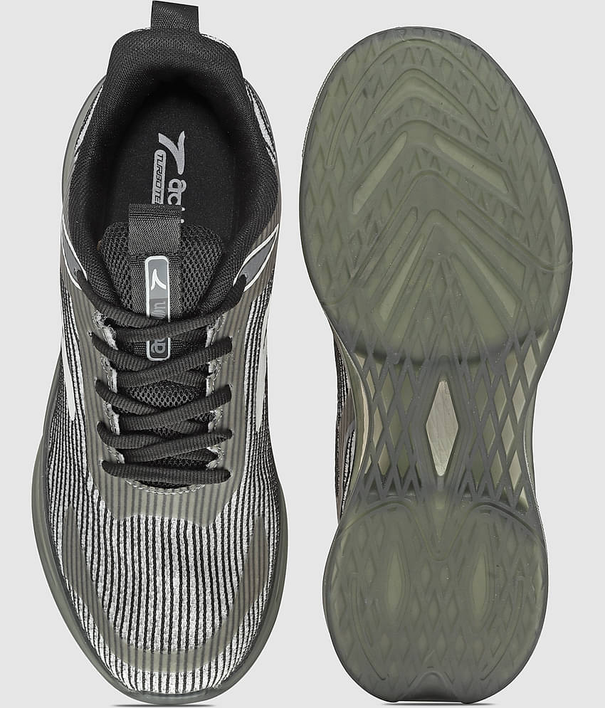 Action Black Men's Sports Running Shoes