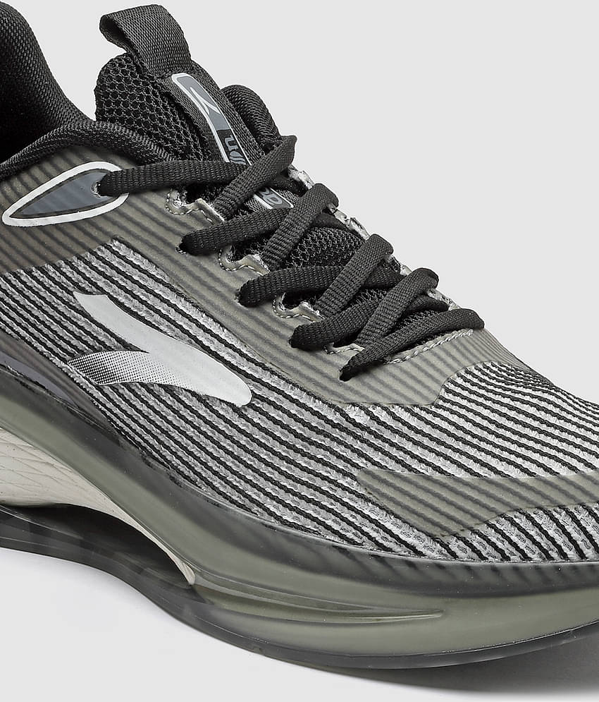 Action Black Men's Sports Running Shoes