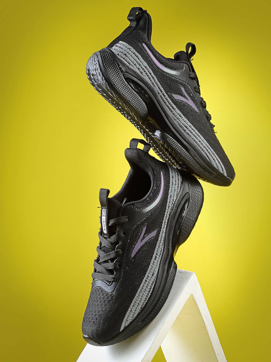     			Action - Black Women's Running Shoes