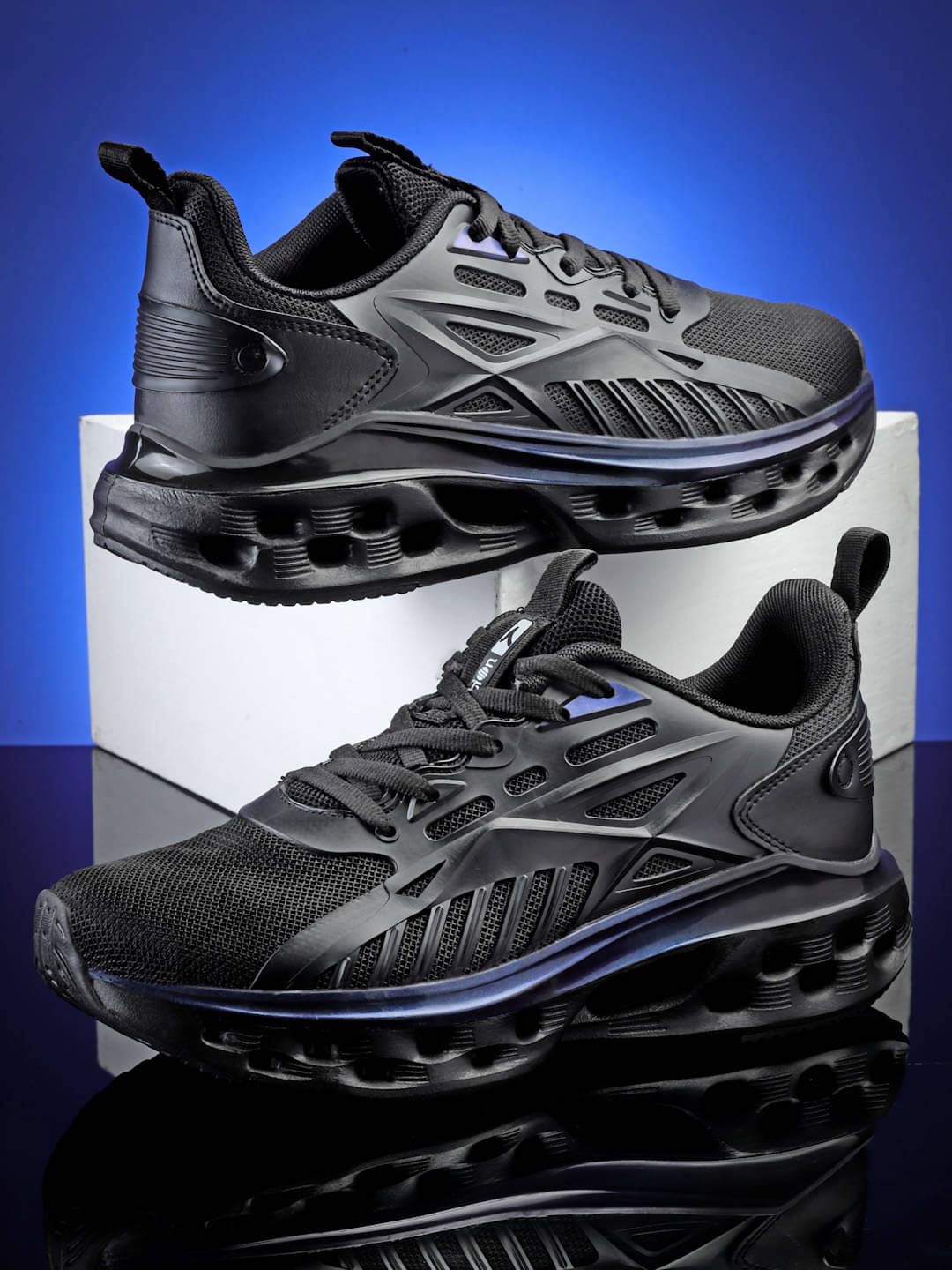 Action Breathable For Men Black Men's Sports Running Shoes Action Breathable For Men Black Men's Sports Running Shoes