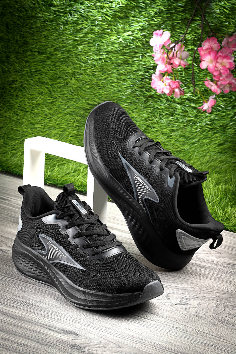 Action Breathable For Men Black Men's Sports Running Shoes Action Breathable For Men Black Men's Sports Running Shoes