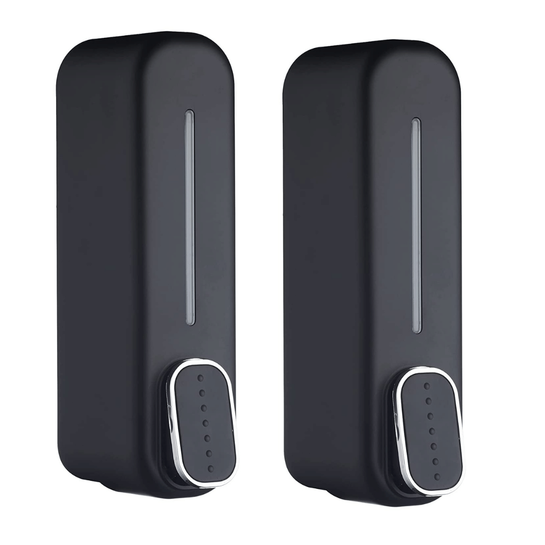 BATHBLISS - Soap Dispenser Black Dolphin 2pcs     			BATHBLISS - Soap Dispenser Black Dolphin 2pcs